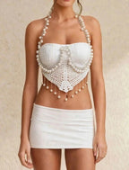 Top Perlas + Mini Falda