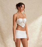 Top Perlas + Mini Falda